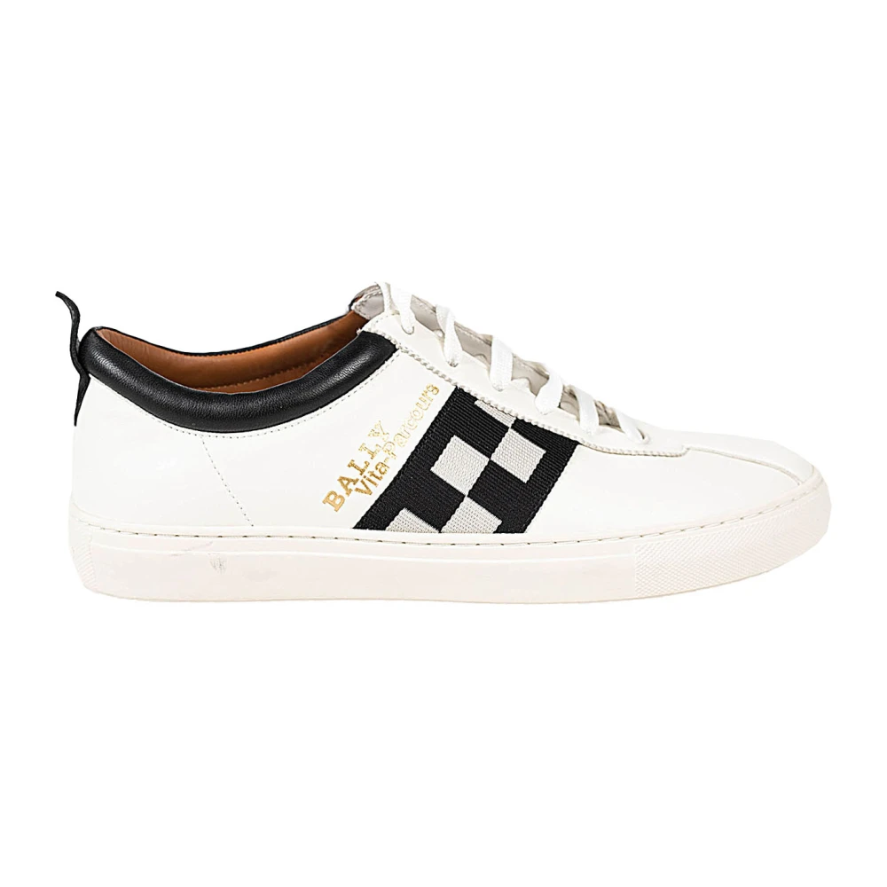 Bally Lace-Up Sneakers Heren Schoenen Wit