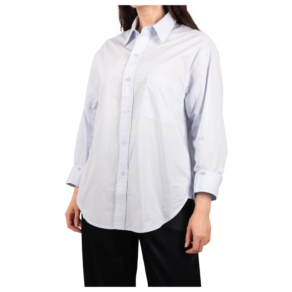 Citizens of Humanity Santa Cruz Blouse Stijlvolle Top Blue Dames