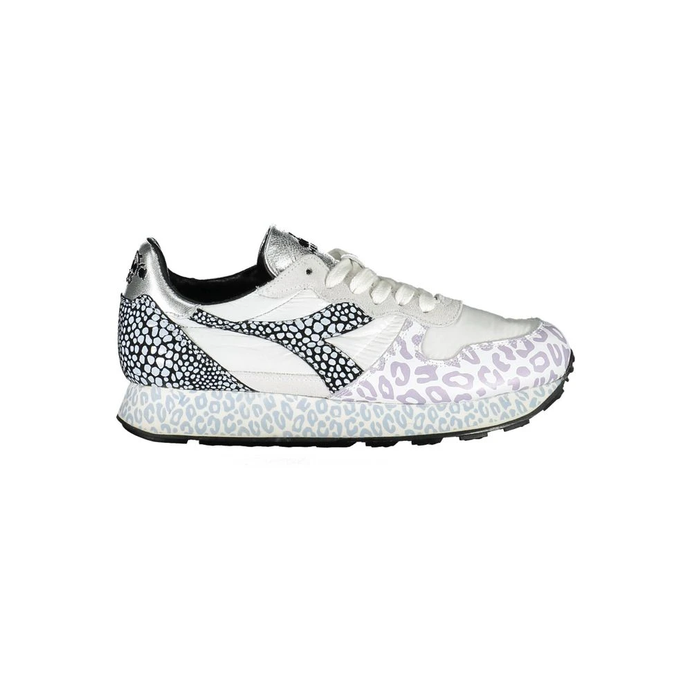 Diadora Women's White Fabric Sneaker
