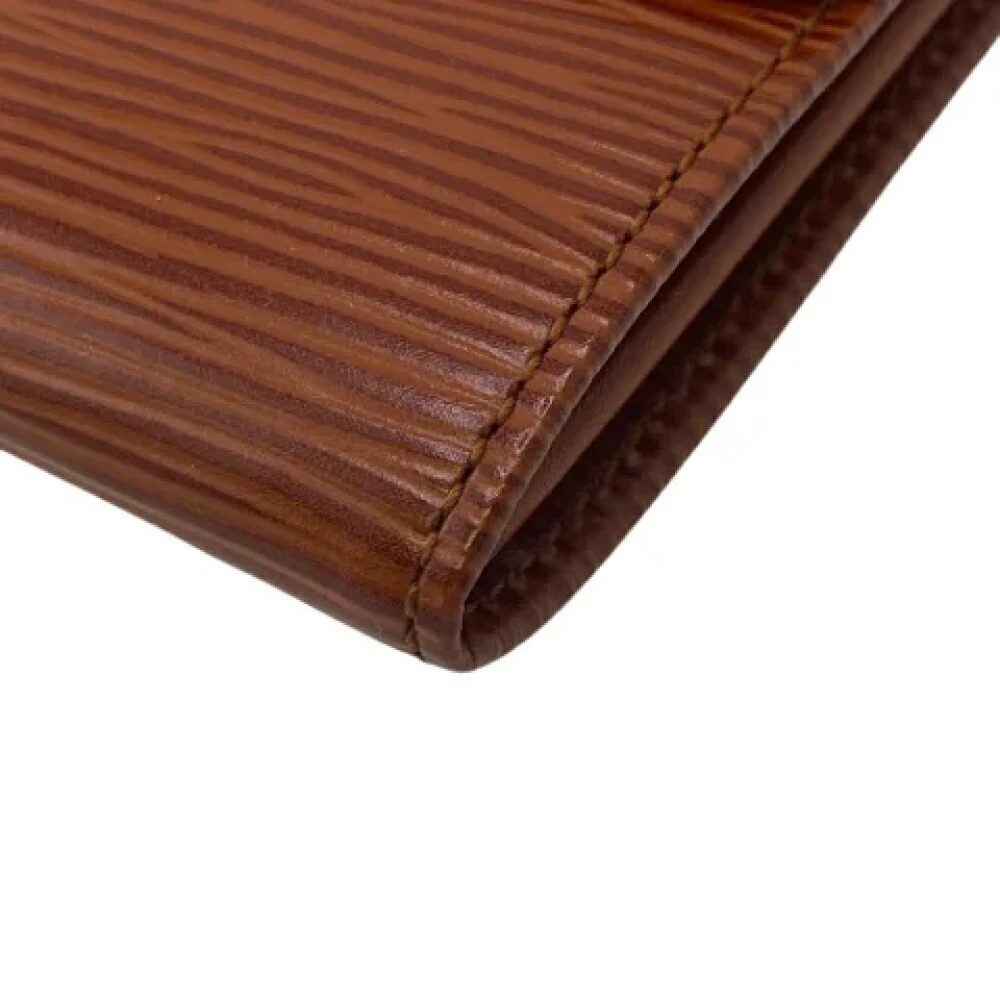 Louis Vuitton Vintage Pre-owned Leather wallets Brown Dames