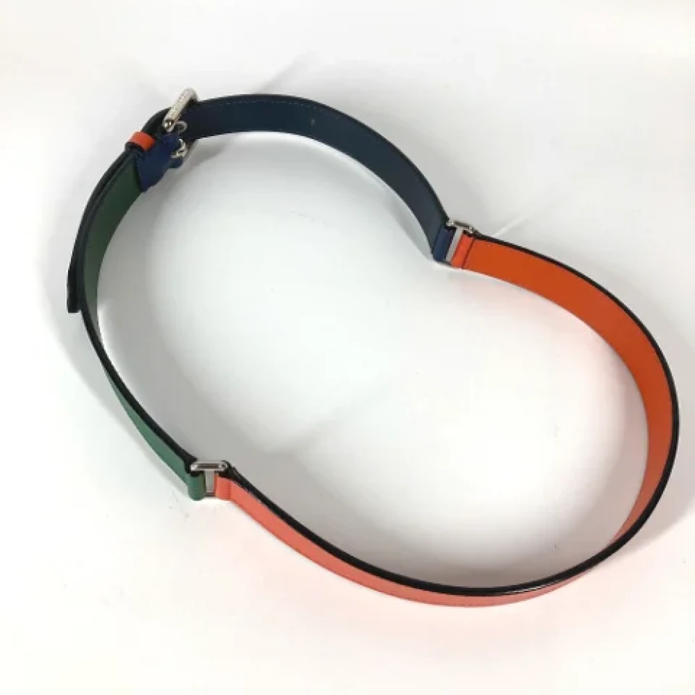 Louis Vuitton Vintage Pre-owned Leather belts Orange Dames
