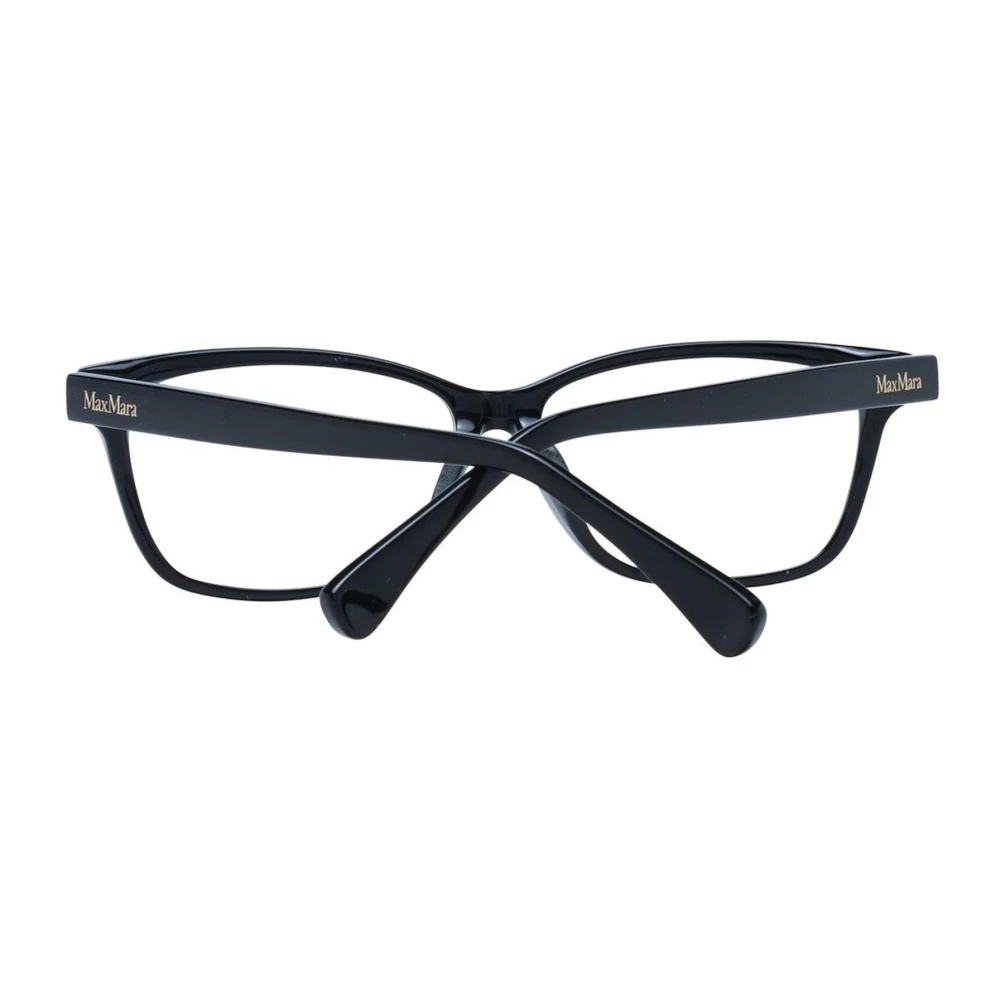 Max Mara Zwarte Rechthoekige Optische Monturen voor Vrouwen Black Dames