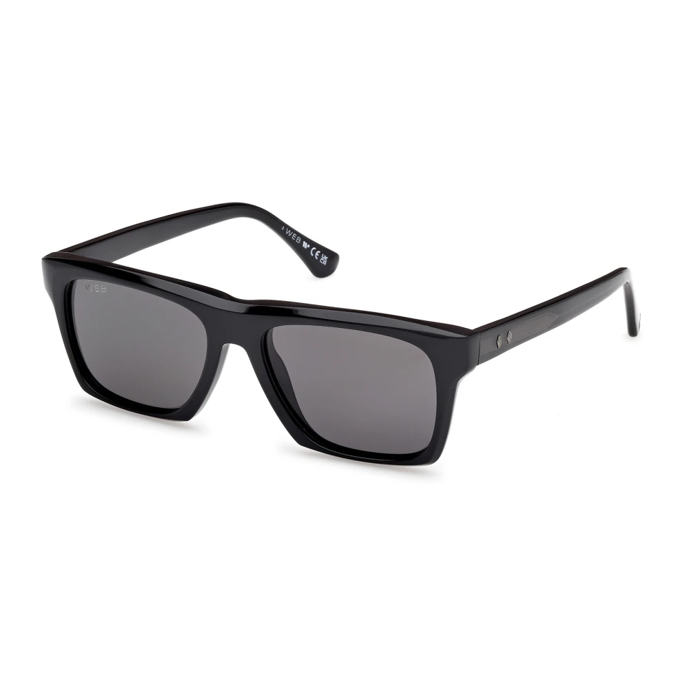 Web Eyewear Men's Black Sunglasses, 55 Mm, We0382 Sunglasses