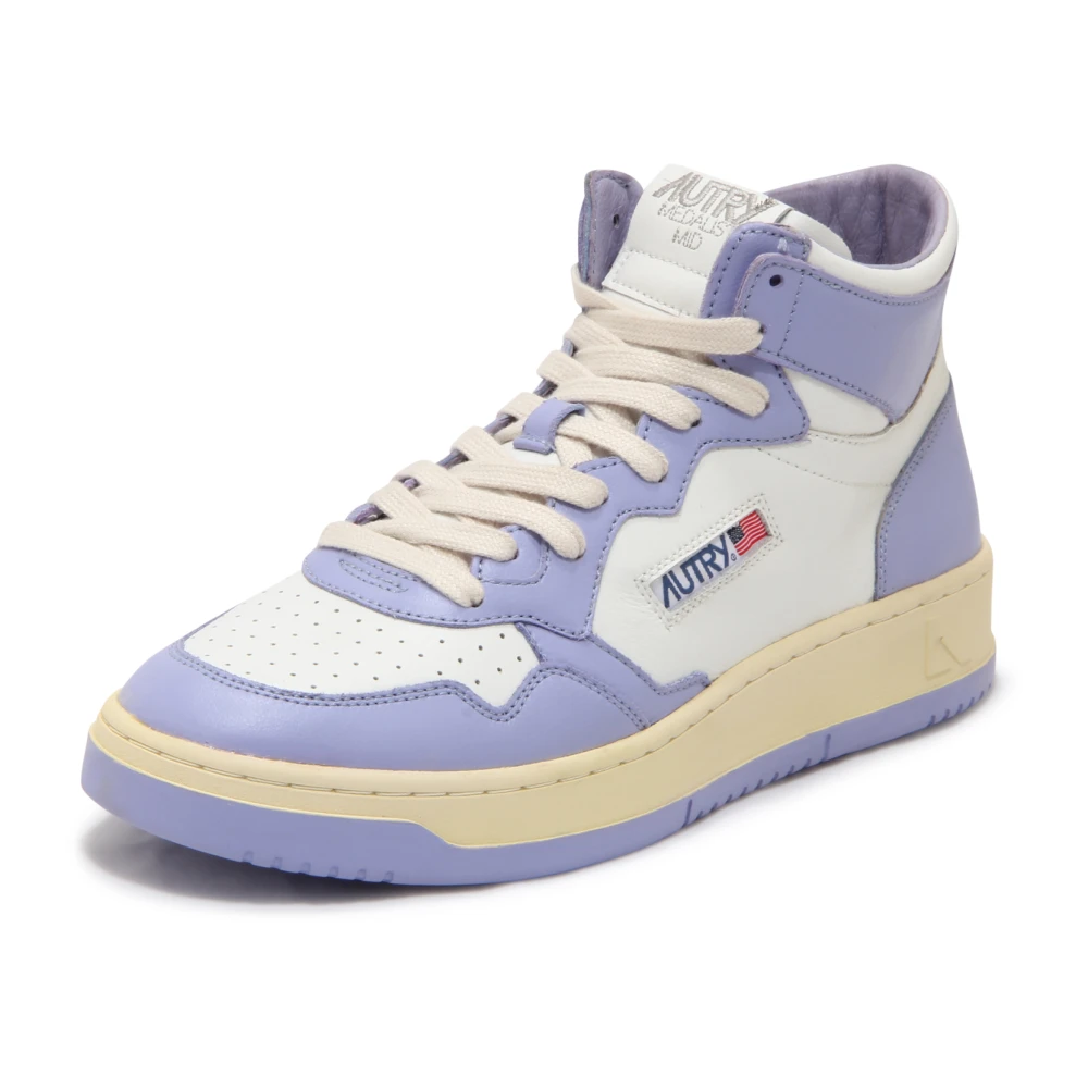 Autry Medalist Mid Schoenen Heren Schoenen Paars