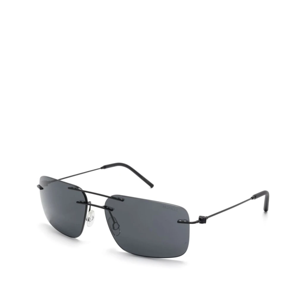 Moncler Me4003 100187 Sunglasses Black, Unisex