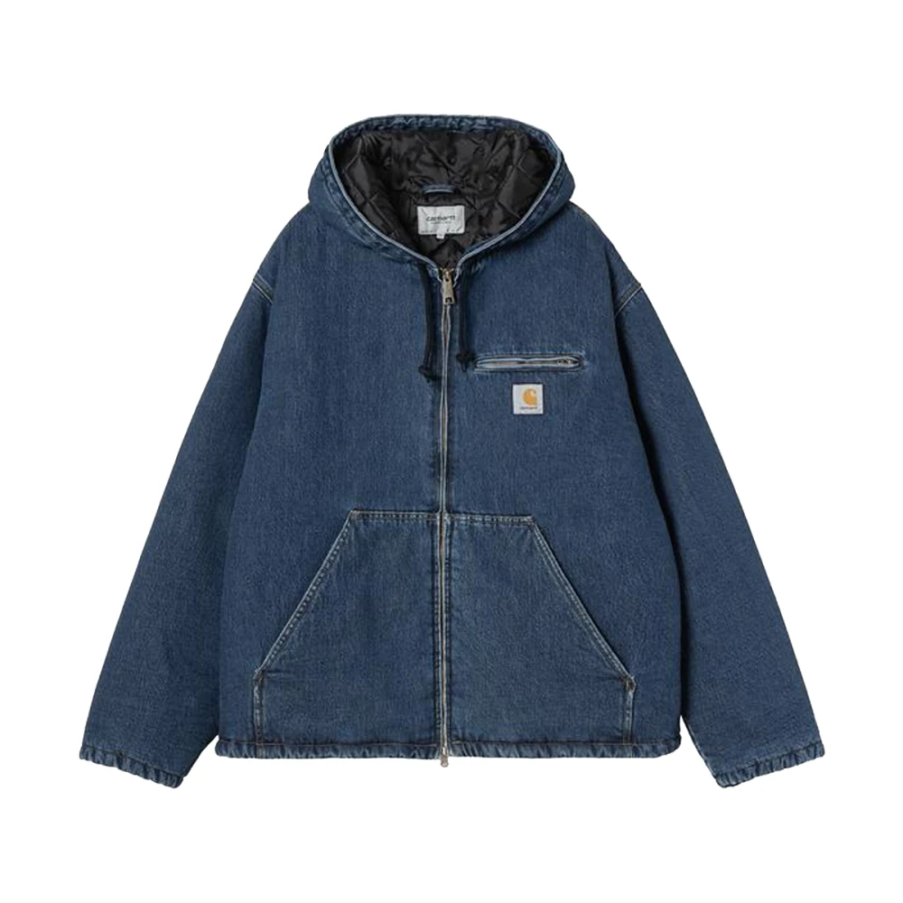 Carhartt Wip Men's Blue Denim Jackets, L, Cleveland Jacket