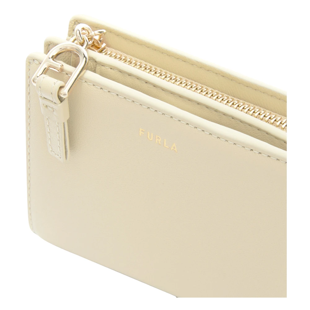 Furla Compacte Portemonnee Nuvola Beige Dames