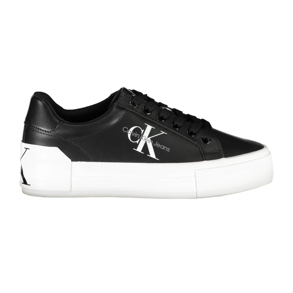 Calvin Klein Women's Black Lace-Up Sneaker