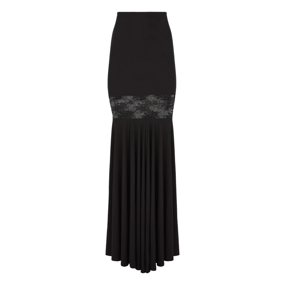 Nina Ricci Meermin ROK MET Kant Black Dames
