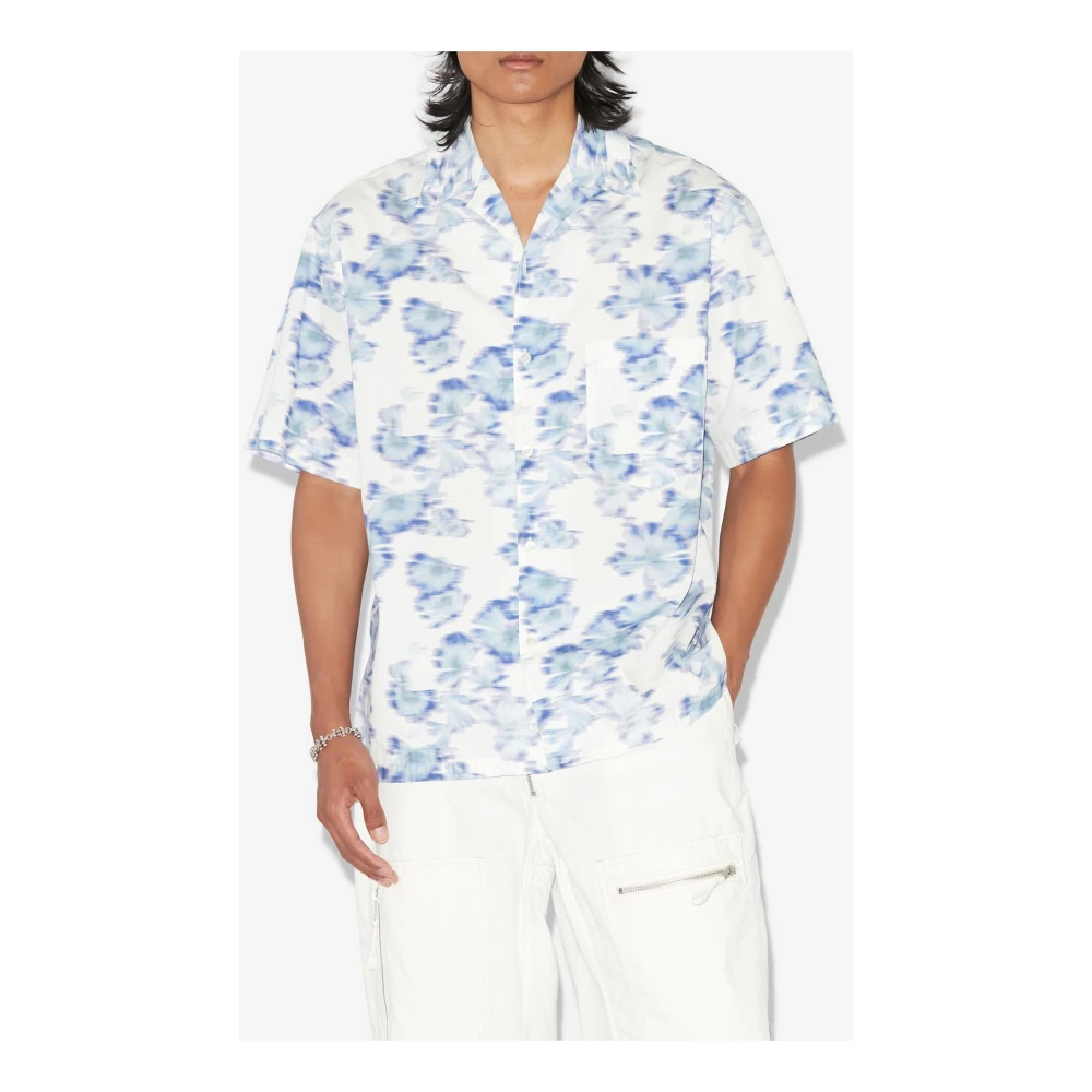 Isabel marant Casual Gestreept Overhemd voor Mannen Blue Heren