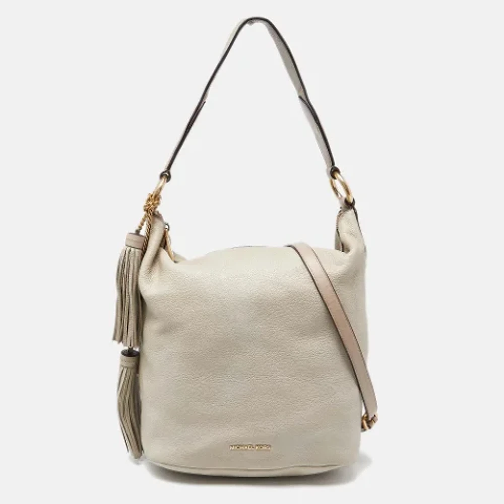 Michael Kors Pre-owned Leather handbags Beige Dames