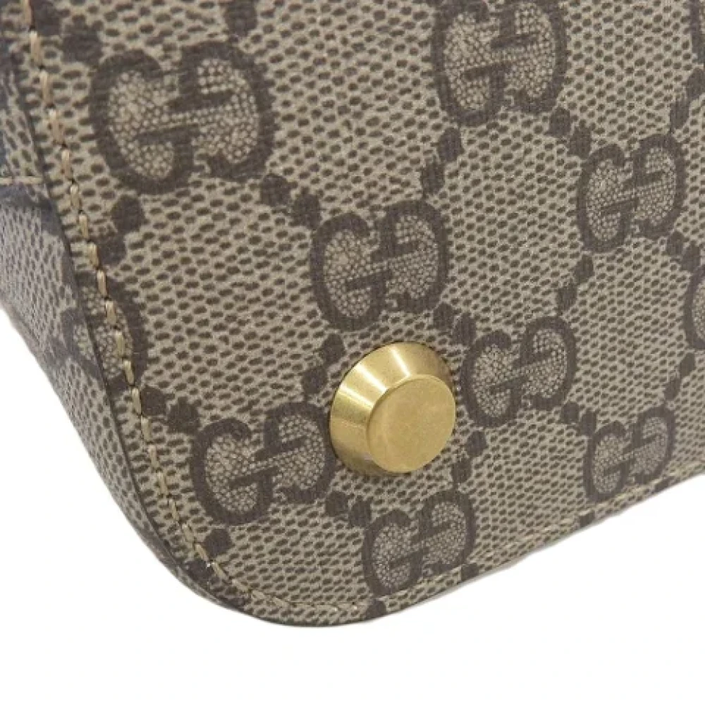 Gucci Vintage Pre-owned Fabric handbags Beige Dames