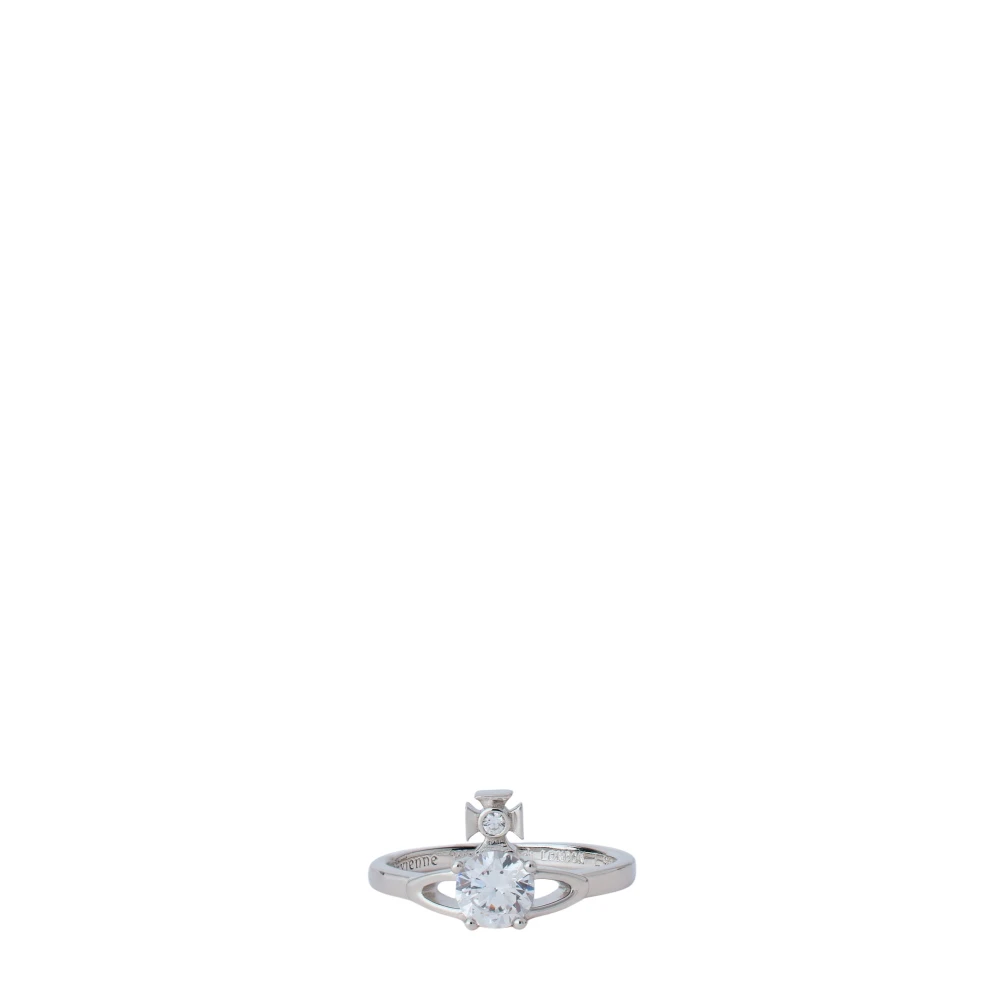 Vivienne Westwood Gray Rings, Female, L, Reina Petite Ring