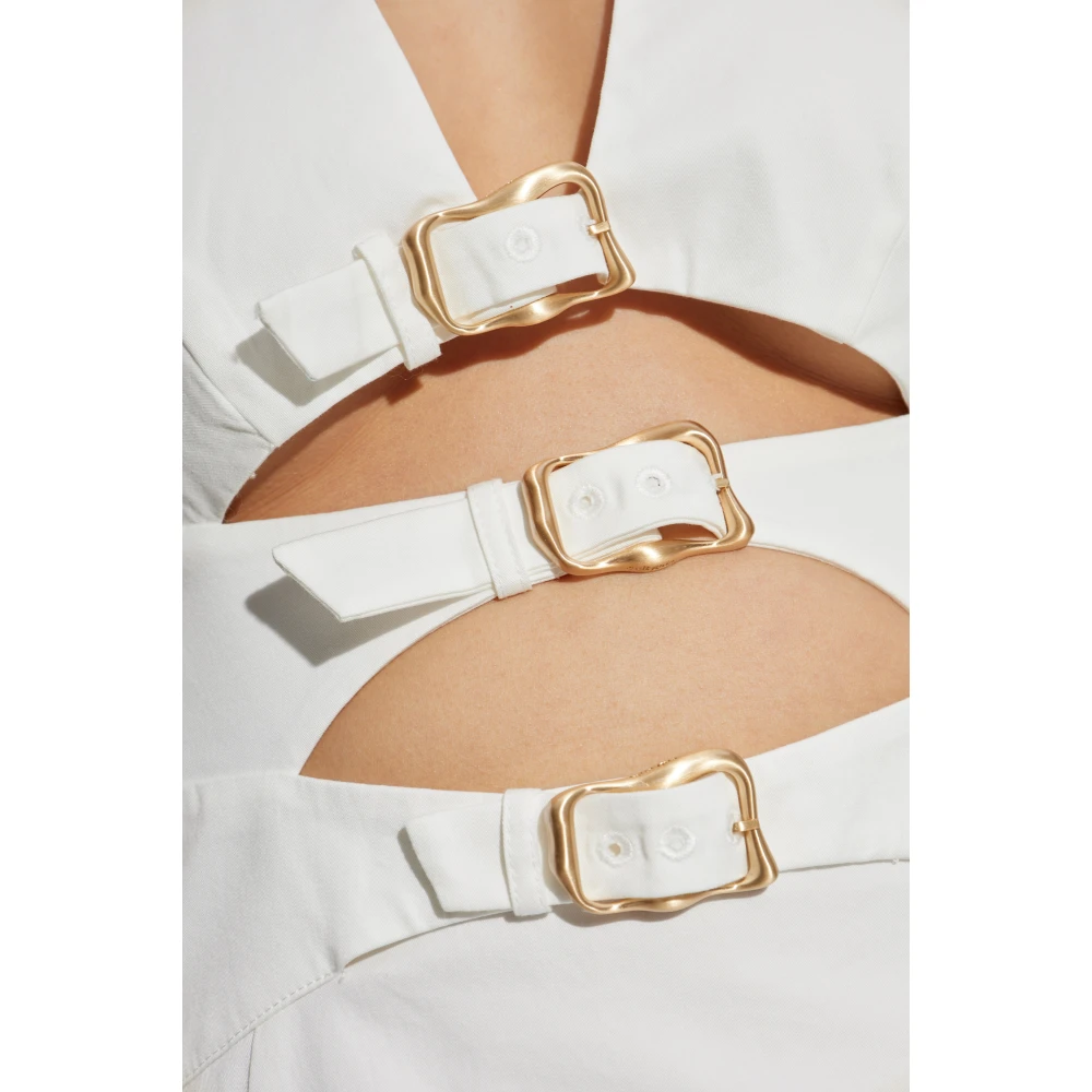 Cult Gaia Braxton Jurk White Dames