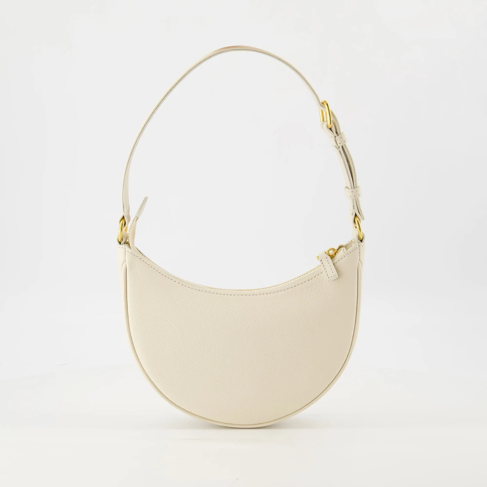 Valentino Garavani Beige Leren Mini Hobo Tas Beige Dames