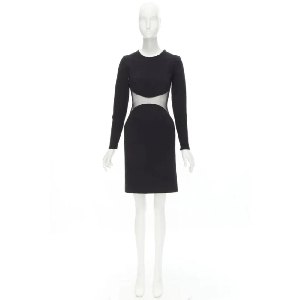 Stella McCartney Pre-owned Wool dresses Black Dames