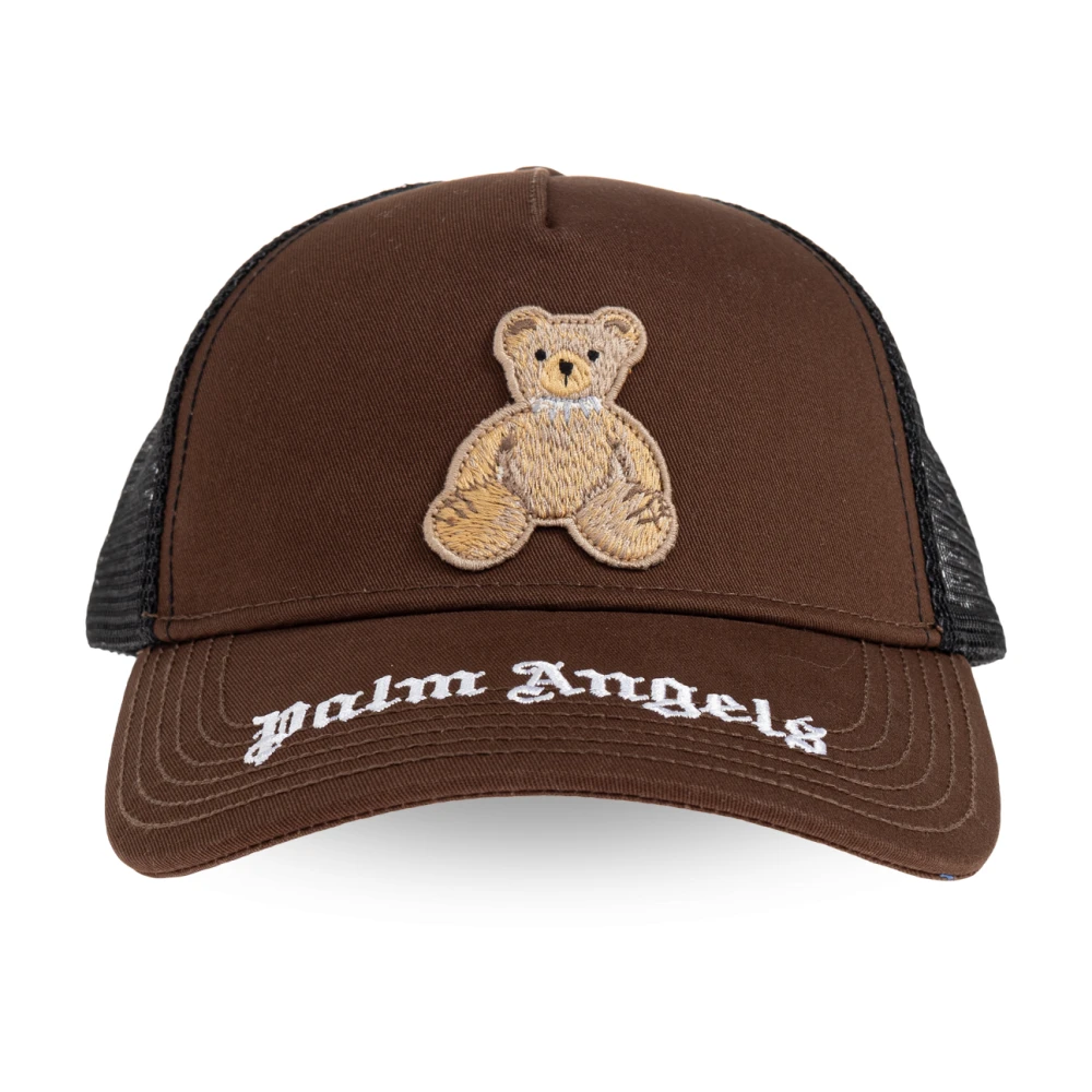 Palm Angels Brown Hats & Caps, Male, One Size, Baseball Cap