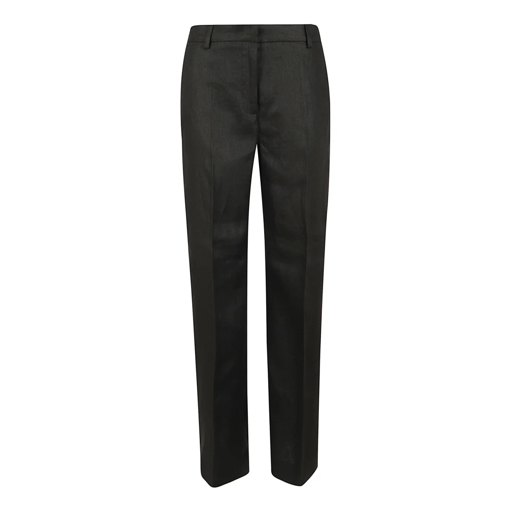 Weekend Max Mara Mujer Negro - Wkdmalizia Linen Canvas Trousers - Trousers - L