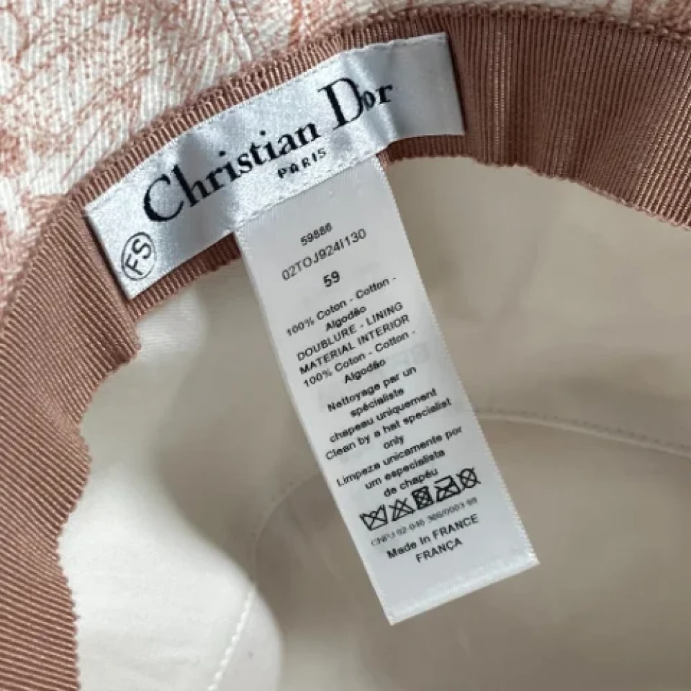 Dior Vintage Pre-owned Cotton hats Pink Dames