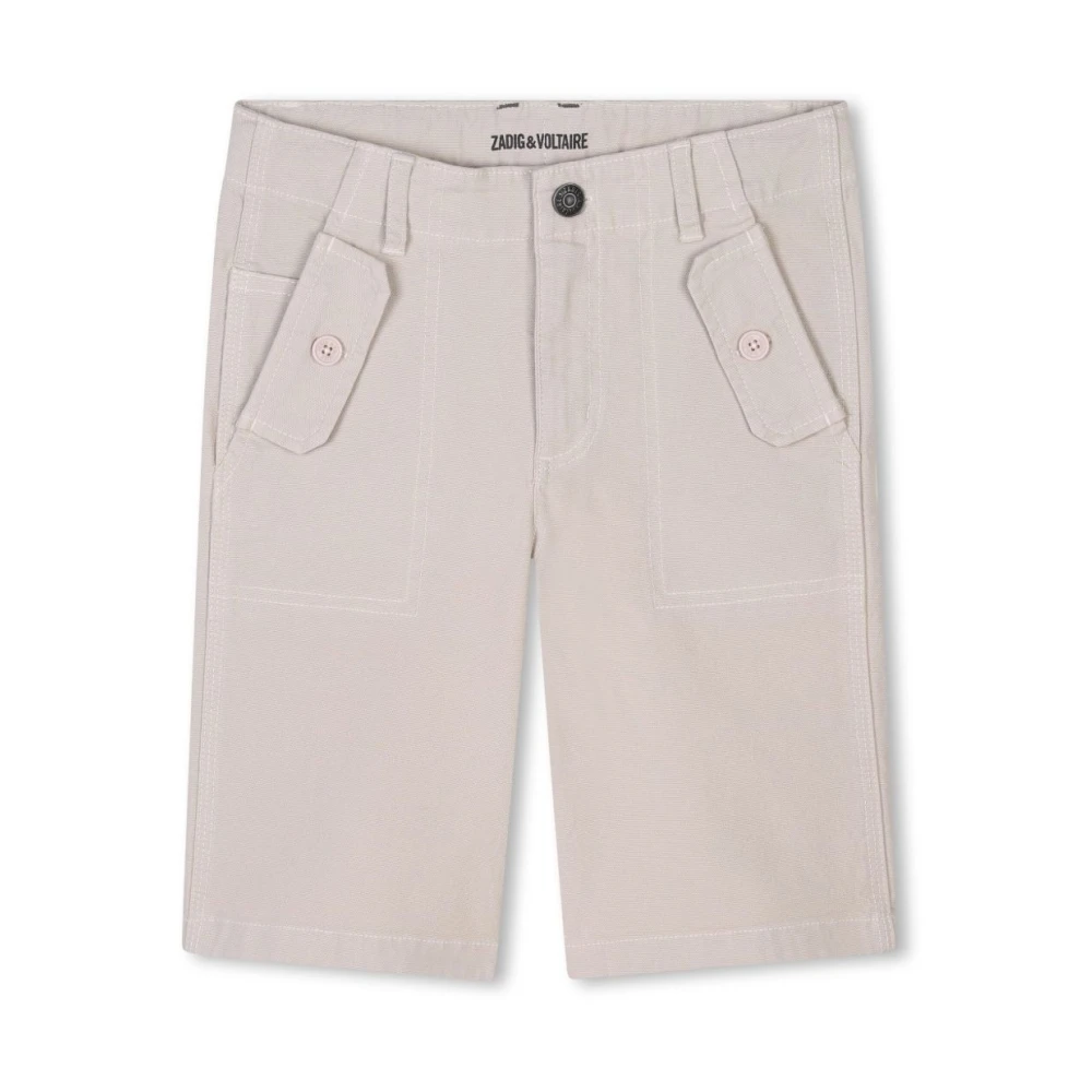 Zadig & Voltaire Boys Beige Shorts, 12 Y, Shorts