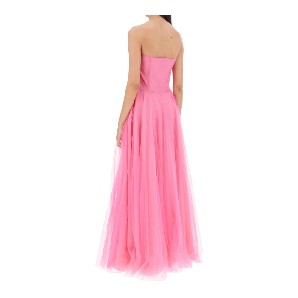 19:13 Dresscode Elegante Tule Bustier Jurk Pink Dames