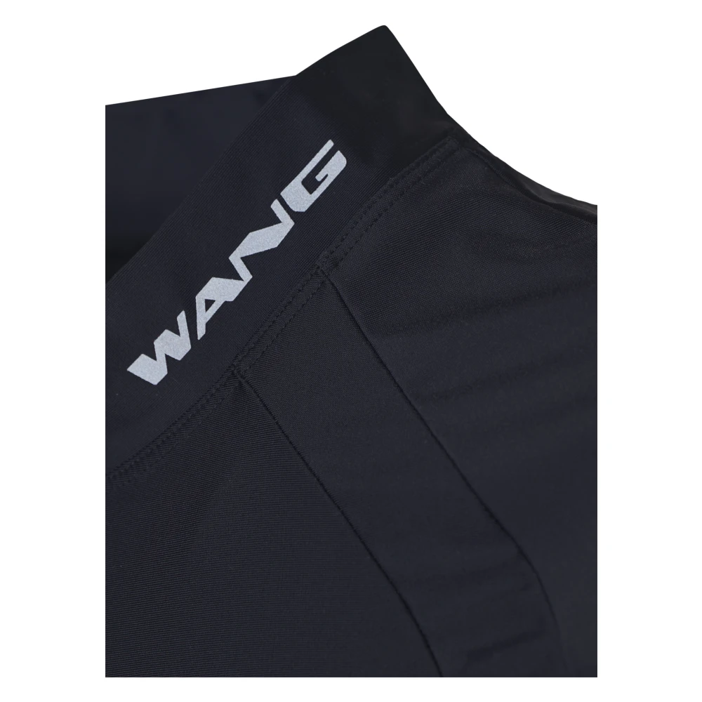 alexander wang Zwarte Rashguard Top met Mock Neck Black Dames