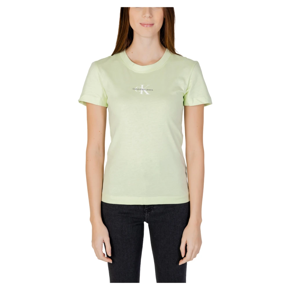 Calvin Klein Jeans T-Shirts Green Dames
