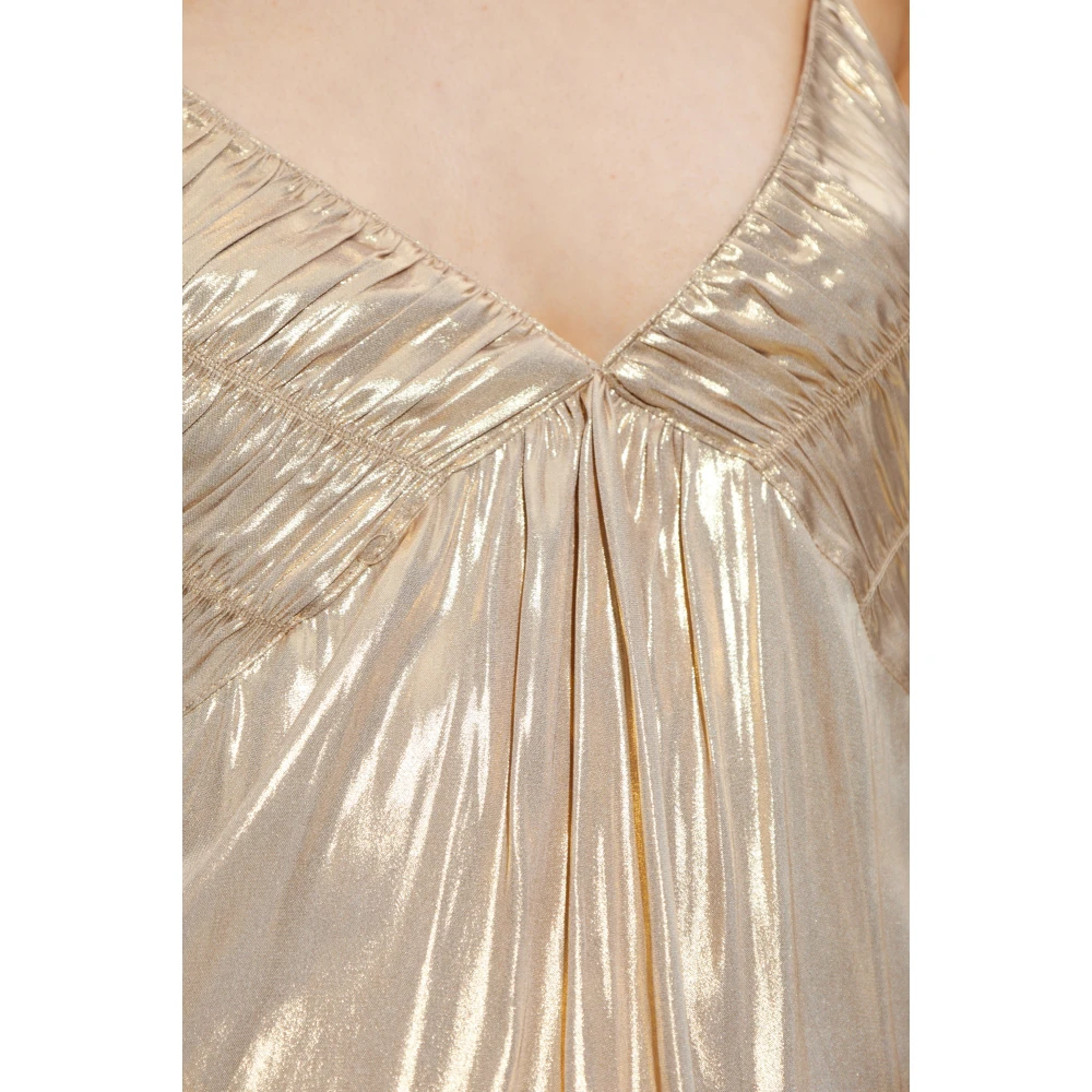 Zadig & Voltaire Jurk met bandjes Yellow Dames