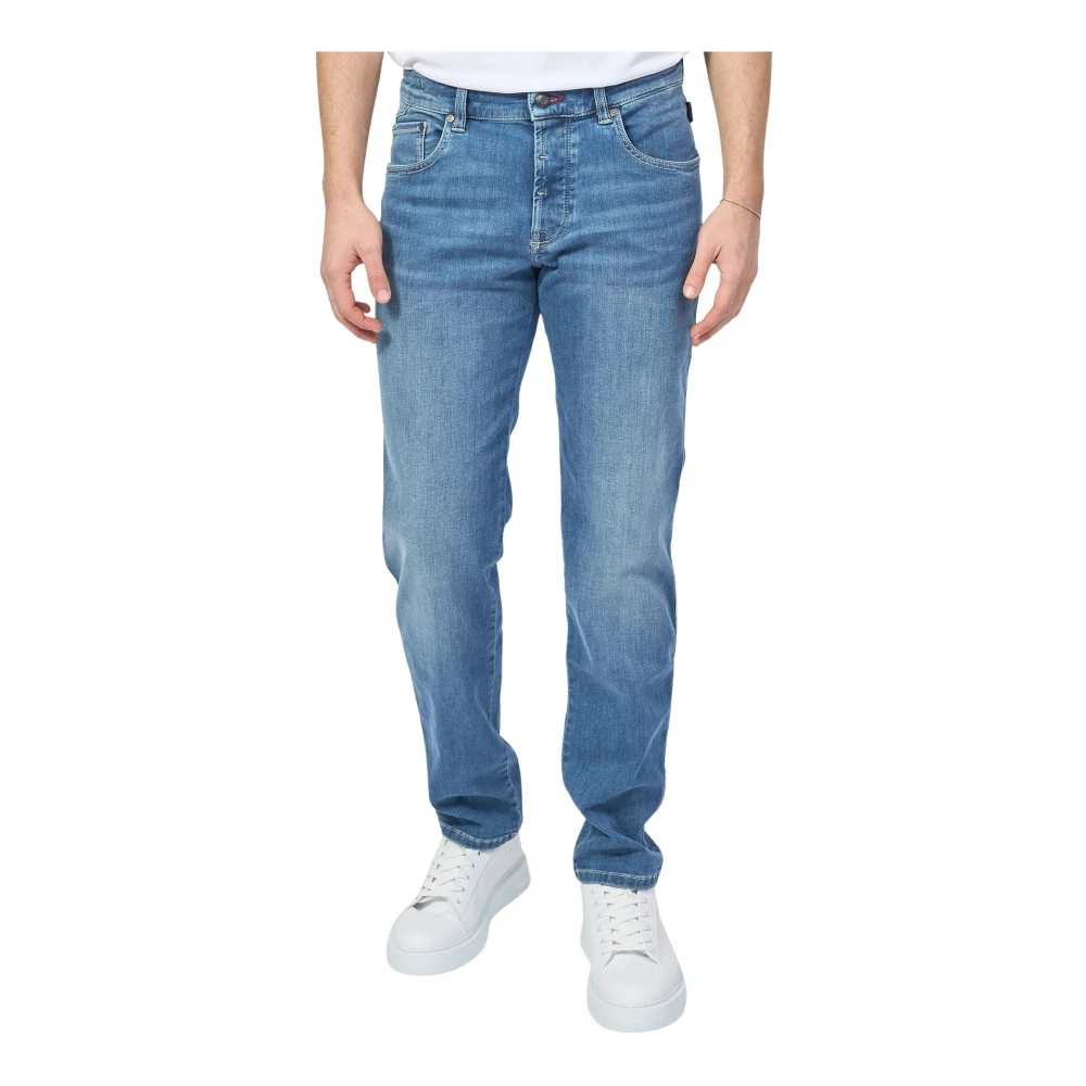 Bugatti Blauwe Denim Regular Fit Jeans Blue Heren