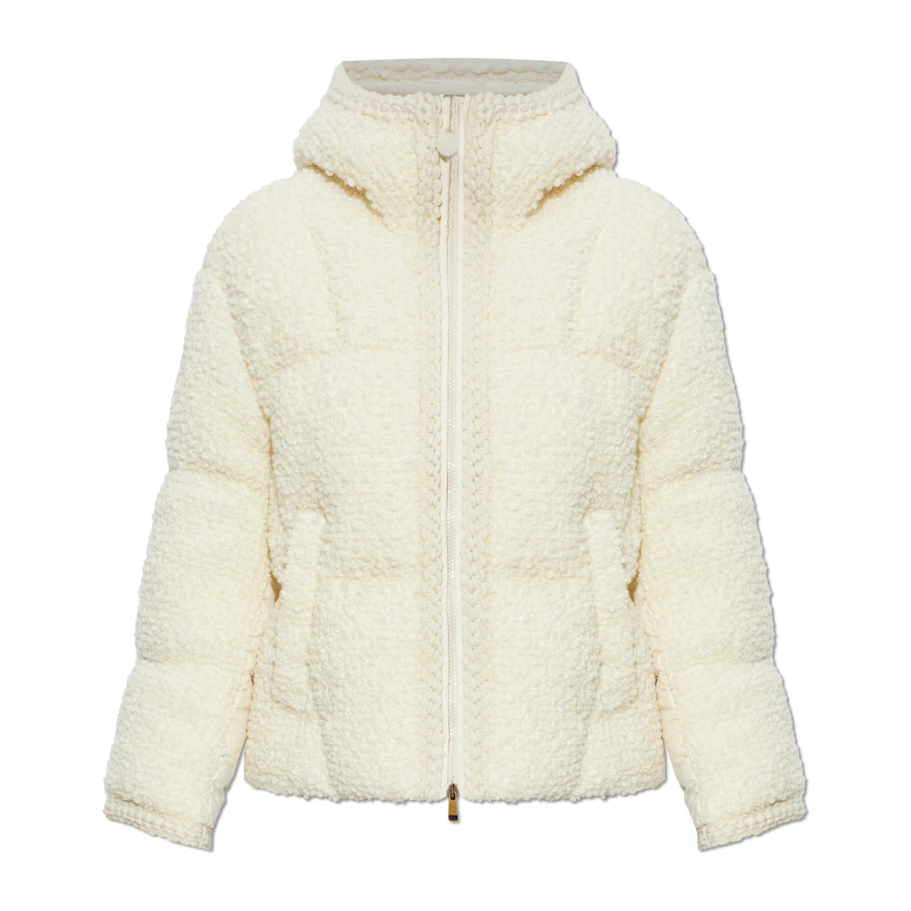 Moncler Cristallin Down Jacket - Female - Down Jackets - Beige - S - Jackets