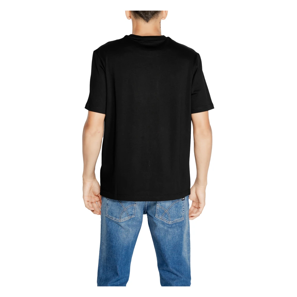Antony Morato Zwarte Katoenen T-shirt Ronde Halslijn Black Heren