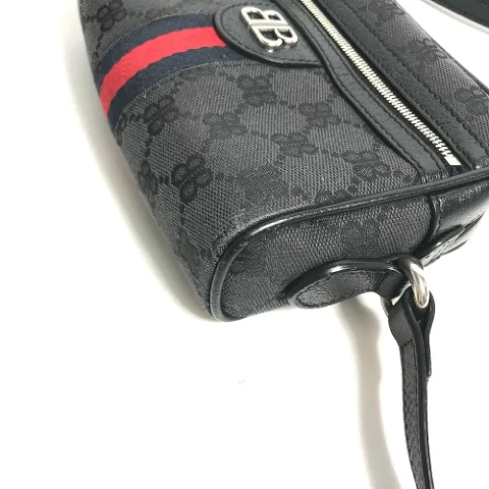 Gucci Vintage Pre-owned Fabric gucci-bags Black Heren
