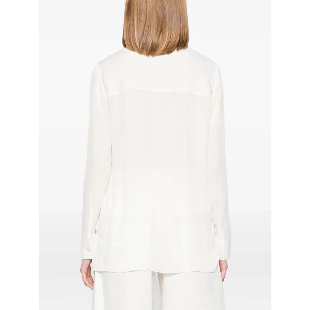 Khaite Crème Luka Top White Dames