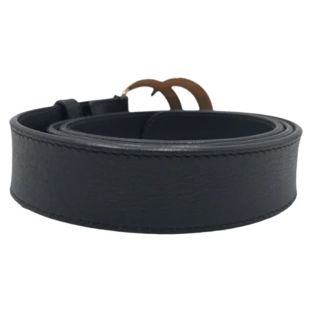 Gucci Vintage Pre-owned Leather belts Black Heren