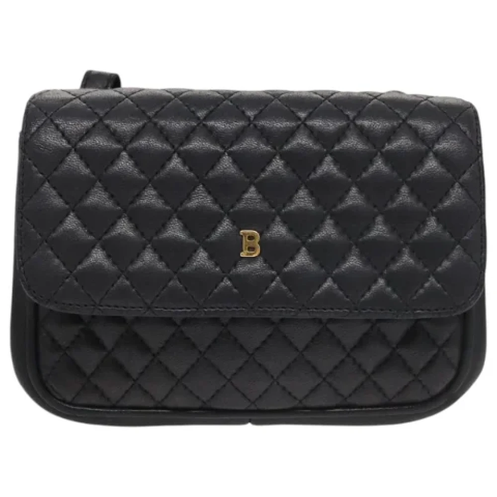 Bally Pre-owned Leather shoulder-bags Blue Dames