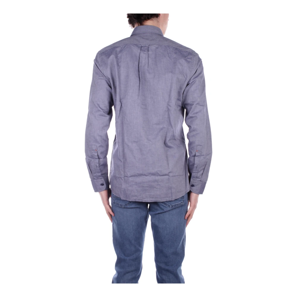 Hugo Boss Blauwe Front Button Shirt Blue Heren