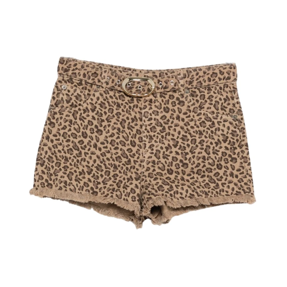 Twinset Women's Beige Bermuda Shorts - Denim Shorts - W28 - Shorts
