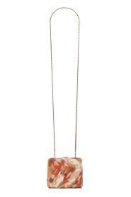 Multifärgad Geometrisk Satin Miniväska