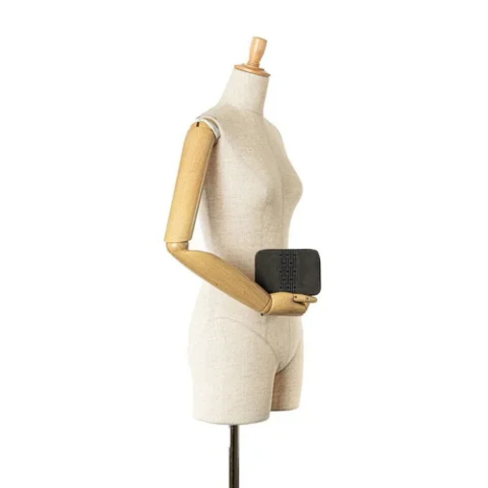 Hermès Vintage Pre-owned Canvas wallets Black Dames