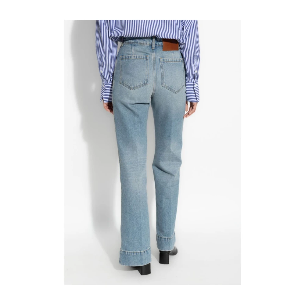 Victoria Beckham Blauwe Jeans voor Vrouwen Blue Dames