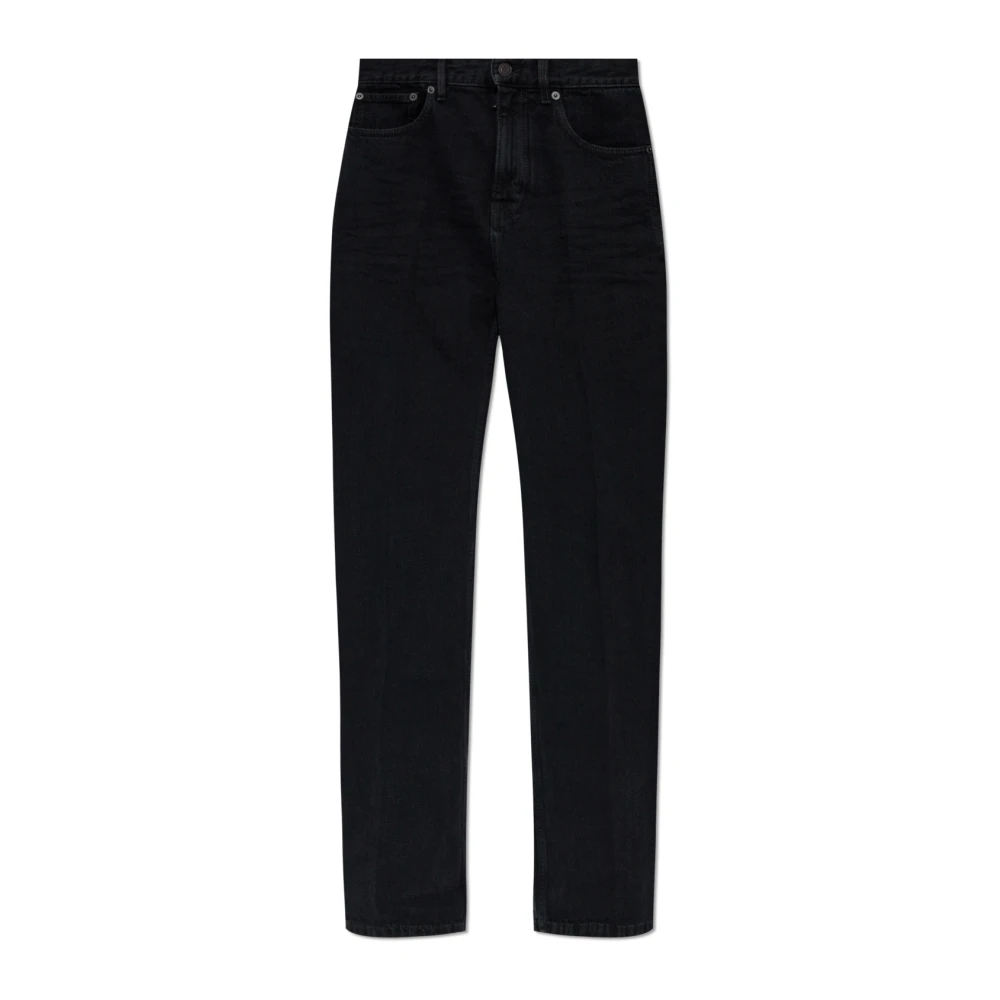 Saint Laurent Tapered Jeans Black Dames