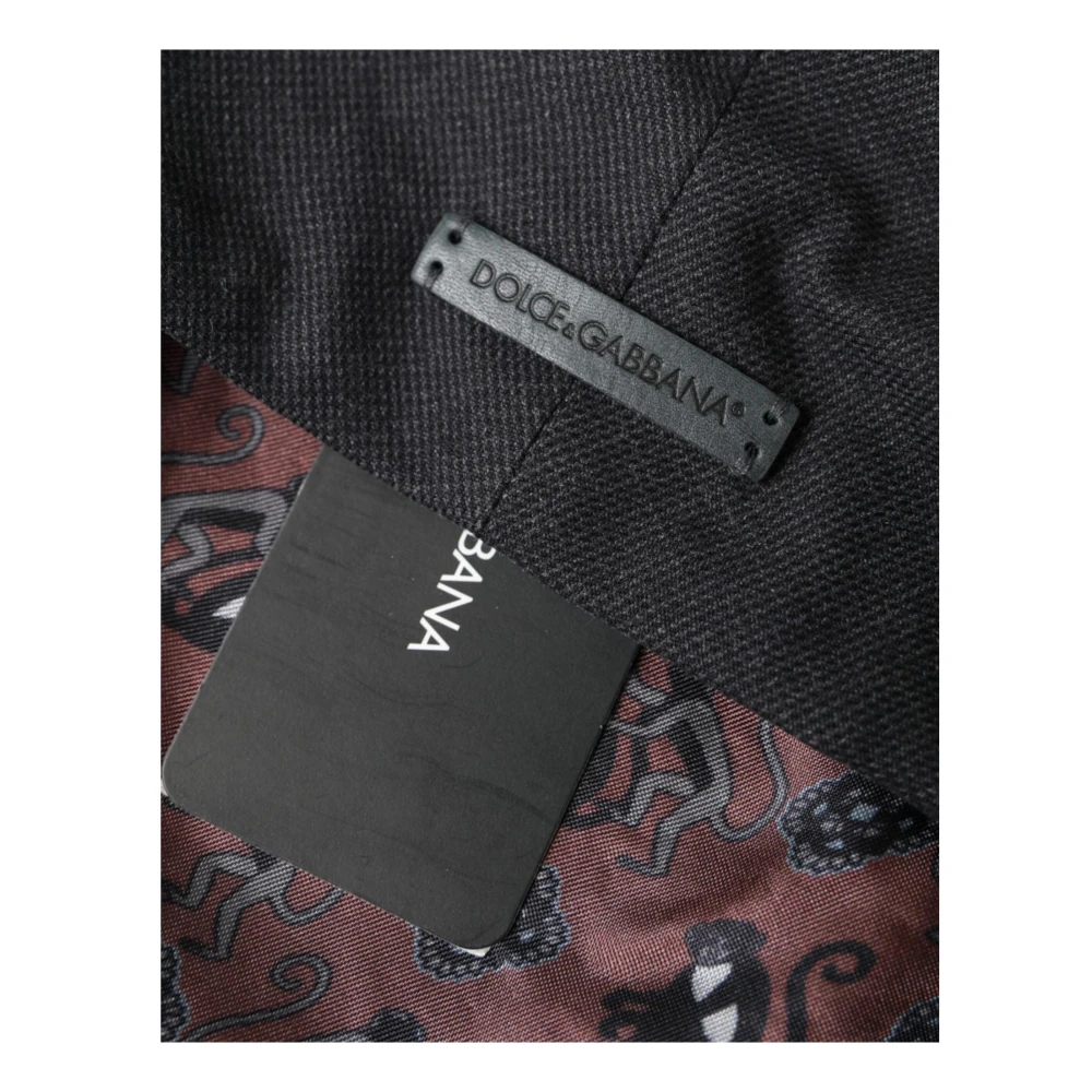 Dolce & Gabbana Grijze Katoenen Newsboy Cap Stijlvol Iconisch Gray Heren