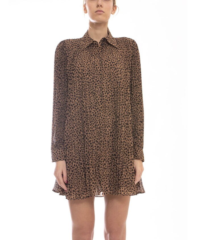 robe-georgette-plissee-imprime-guepard