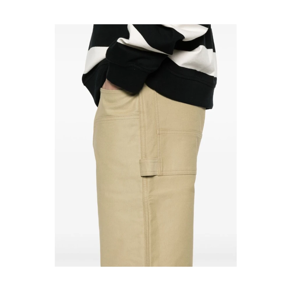 Agolde Olijfgroene jeans met zakken Green Heren