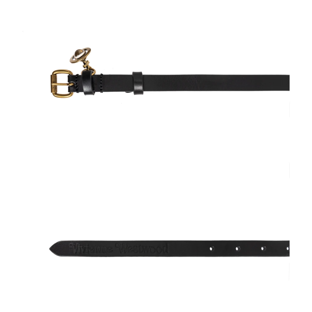 Vivienne Westwood Leren riem Black Dames