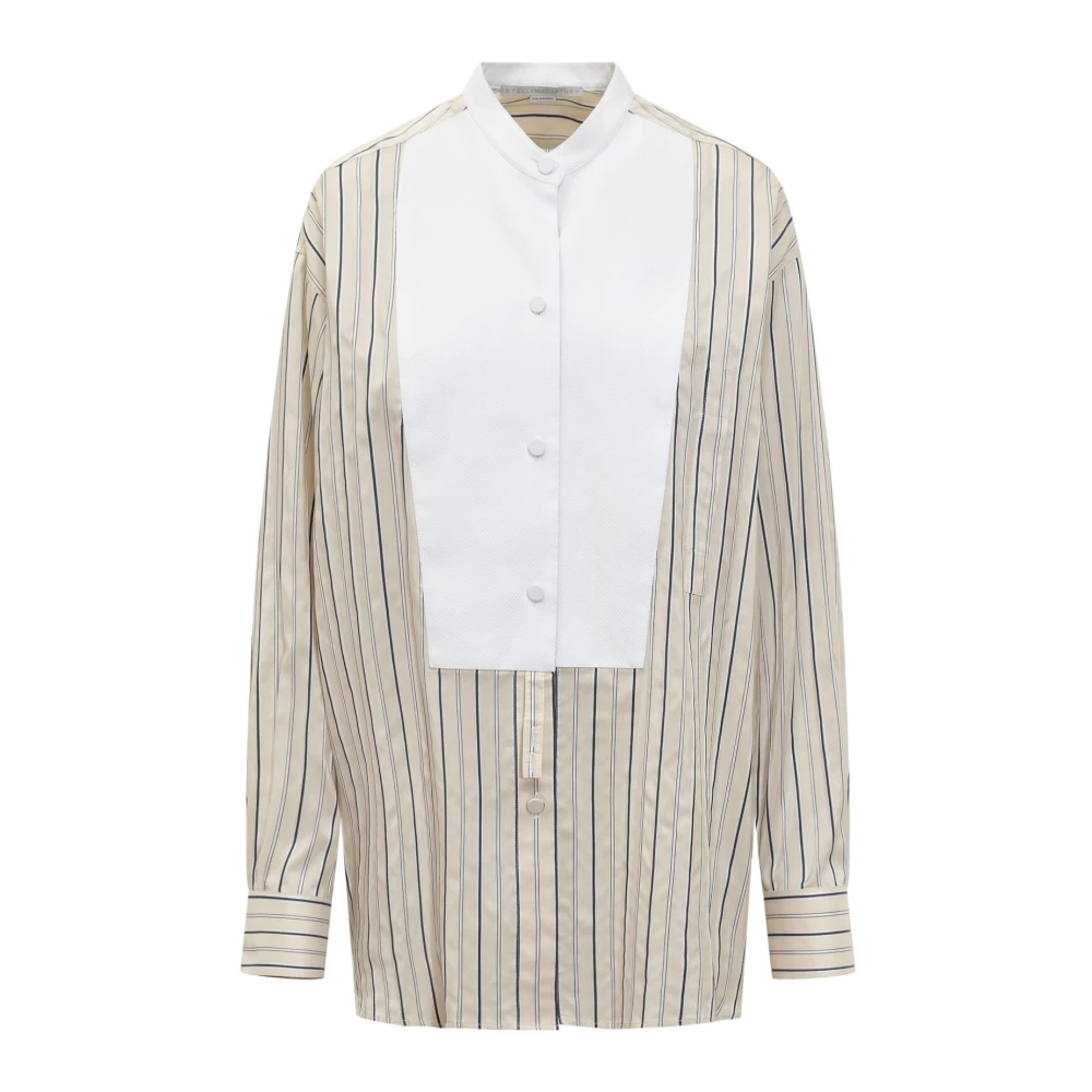 Stella Mccartney Plastron Shirt in Klassieke Stijl Multicolor Dames