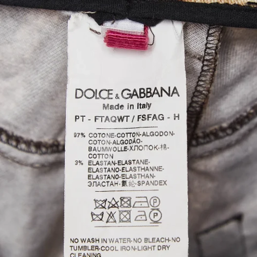 Dolce & Gabbana Pre-owned Cotton bottoms Brown Dames