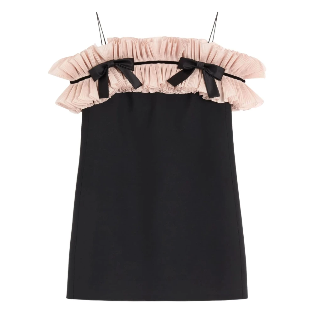 Valentino Black Short Dresses, Female, S, Dresses