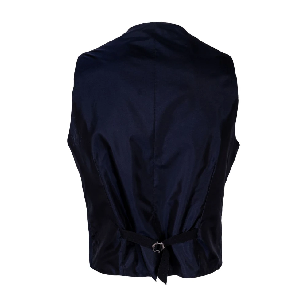 Tagliatore Vests Blue Heren