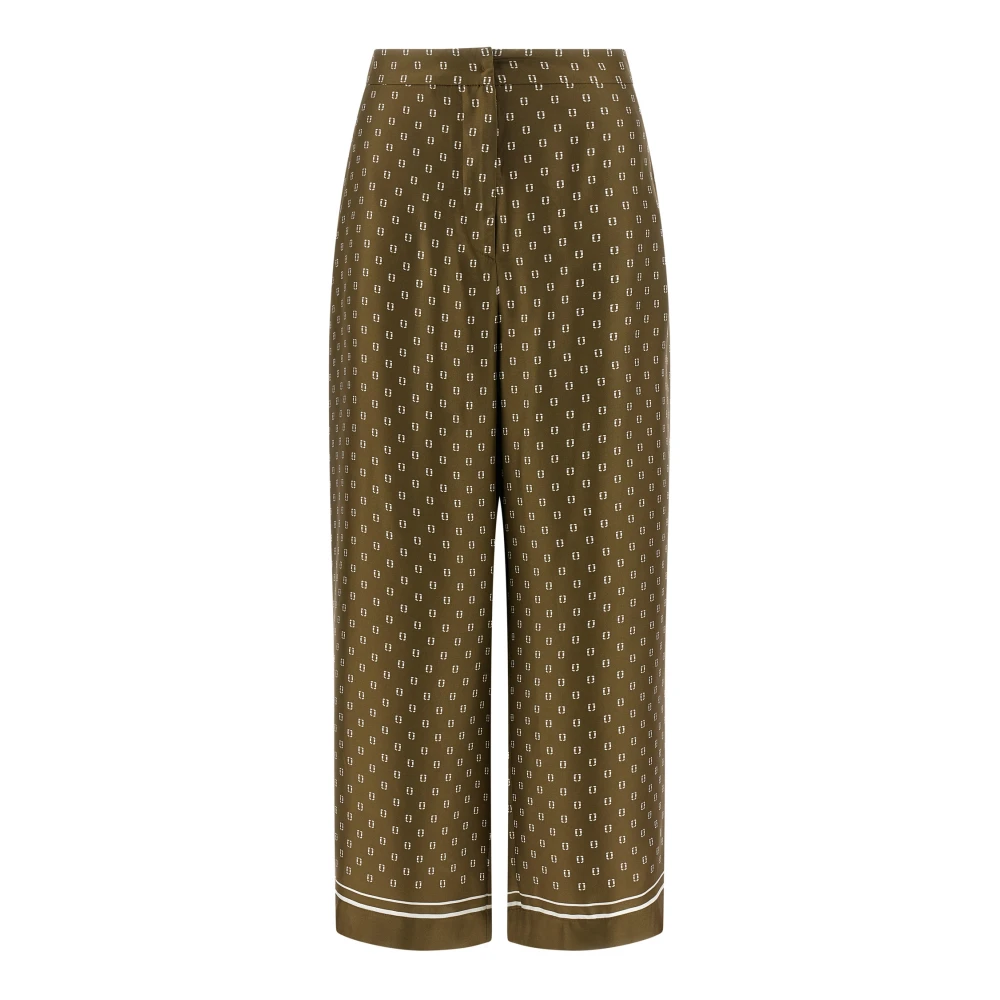 Max Mara Studio Green Mstottelia Trousers - Female - Straight Trousers - M - Trousers